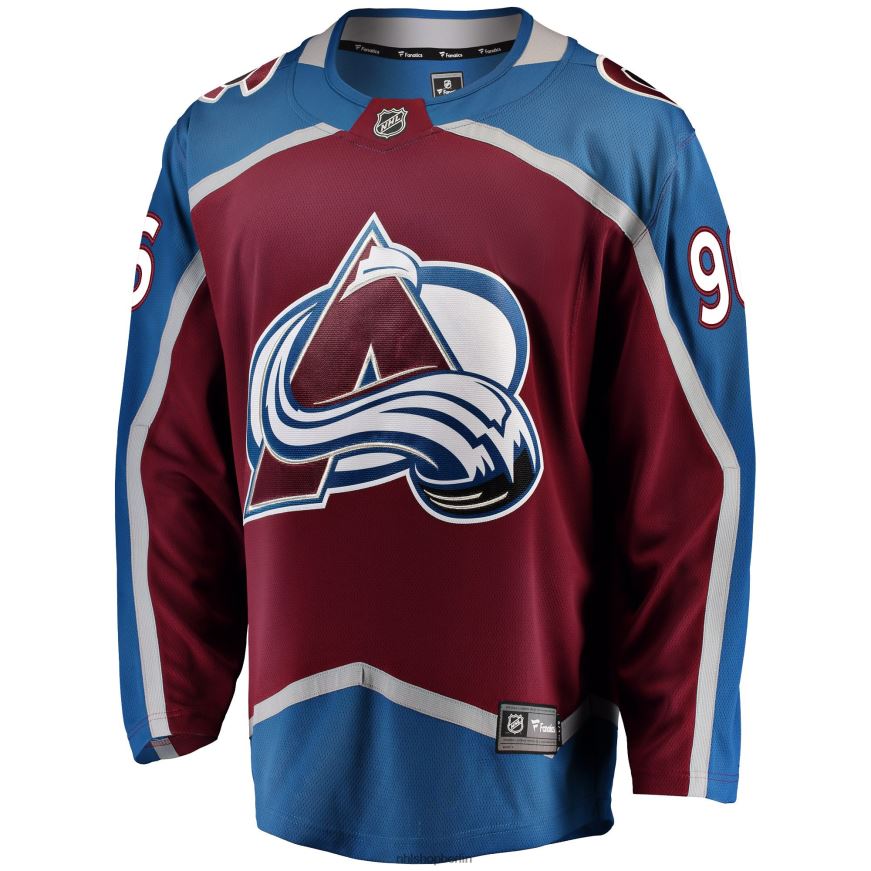 Männer NHL Colorado Avalanche Mikko Rantanen Fanatics-gebrandetes Burgunder-Heimtrikot für Premier-Breakaway-Spieler Kleidung BF680T74