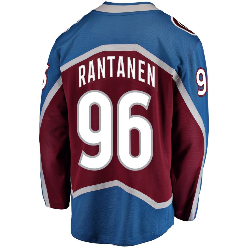 Männer NHL Colorado Avalanche Mikko Rantanen Fanatics-gebrandetes Burgunder-Heimtrikot für Premier-Breakaway-Spieler Kleidung BF680T74