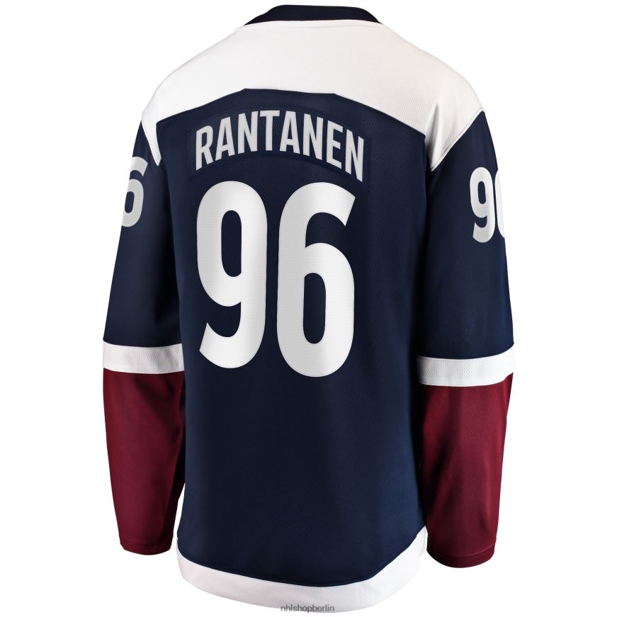 Männer NHL Colorado Avalanche Mikko Rantanen Premier Breakaway-Spielertrikot mit Fanatics-Logo in Marineblau Kleidung BF680T19