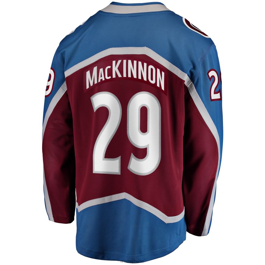 Männer NHL Colorado Avalanche Nathan Mackinnon Fanatics Branded Burgunder 2022 Stanley Cup Champions Breakaway Patch-Spielertrikot Kleidung BF680T1527