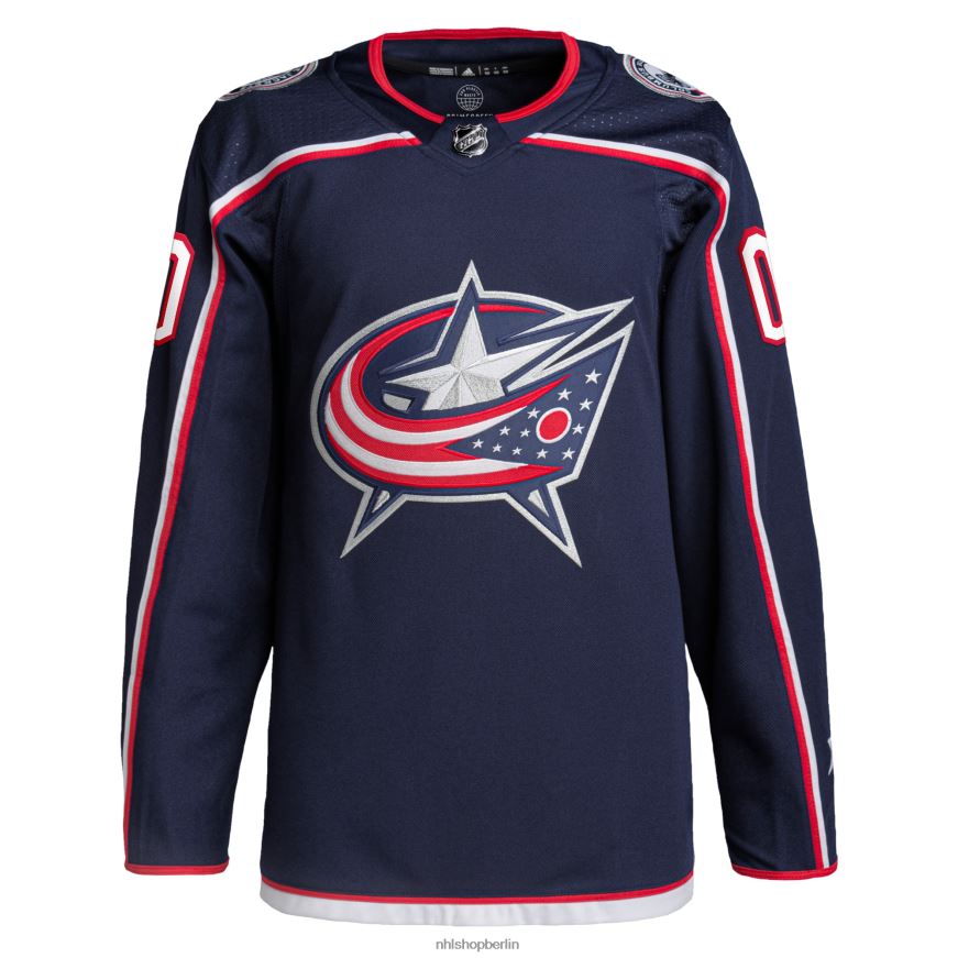 Männer NHL Columbia Blue Jacken adidas Navy Home Primegreen Authentic Pro Custom Jersey Kleidung BF680T2026