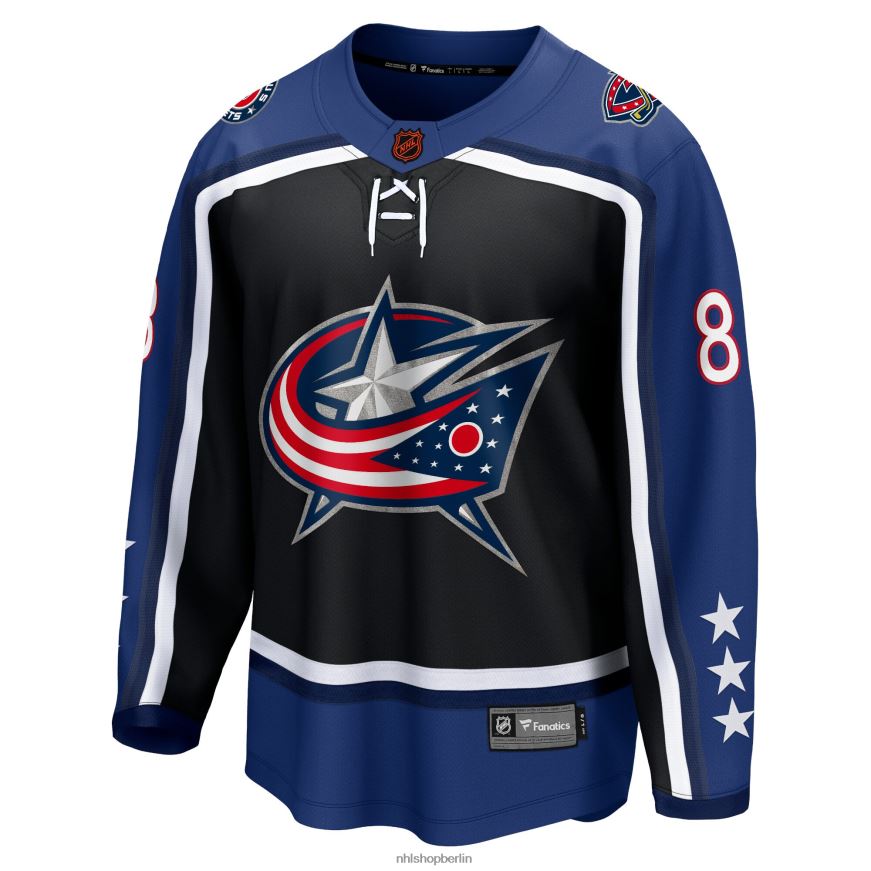 Männer NHL Columbia Blue Jackets Zach Werenski Fanatics Branded Black Special Edition 20 Breakaway Player Jersey Kleidung BF680T1280