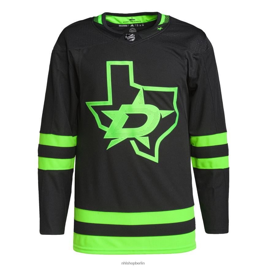 Männer NHL Dallas Stars Adidas Schwarz Alternative Primegreen Authentic Pro Trikot Kleidung BF680T154