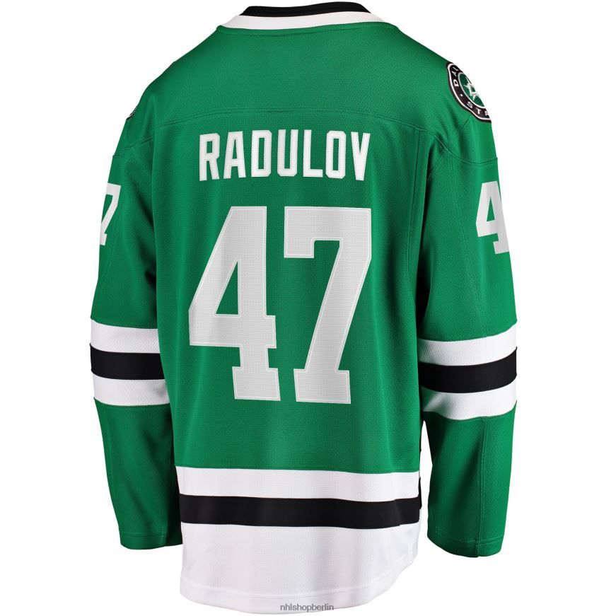 Männer NHL Dallas Stars Alexander Radulov Fanatics gebrandetes Kelly Green Home Premier Breakaway-Spielertrikot Kleidung BF680T1473