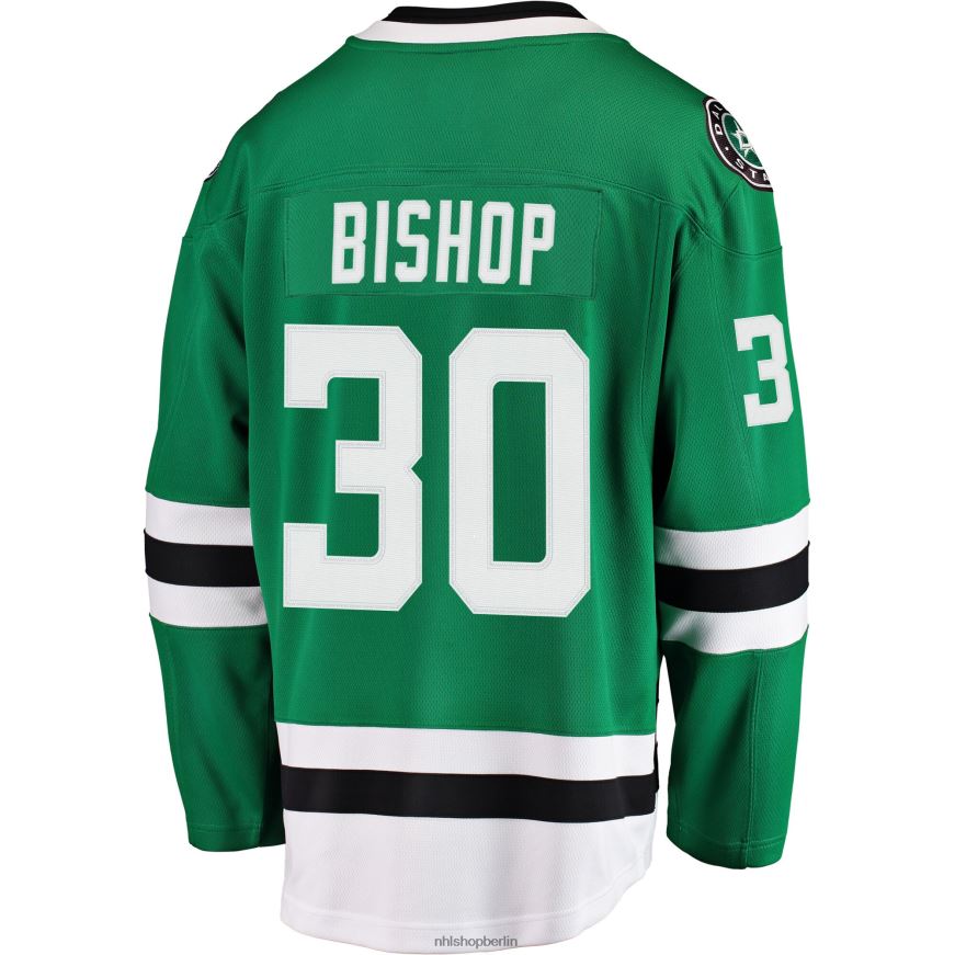 Männer NHL Dallas Stars Ben Bishop Fanatics Branded Kelly Green Breakaway-Trikot Kleidung BF680T1801