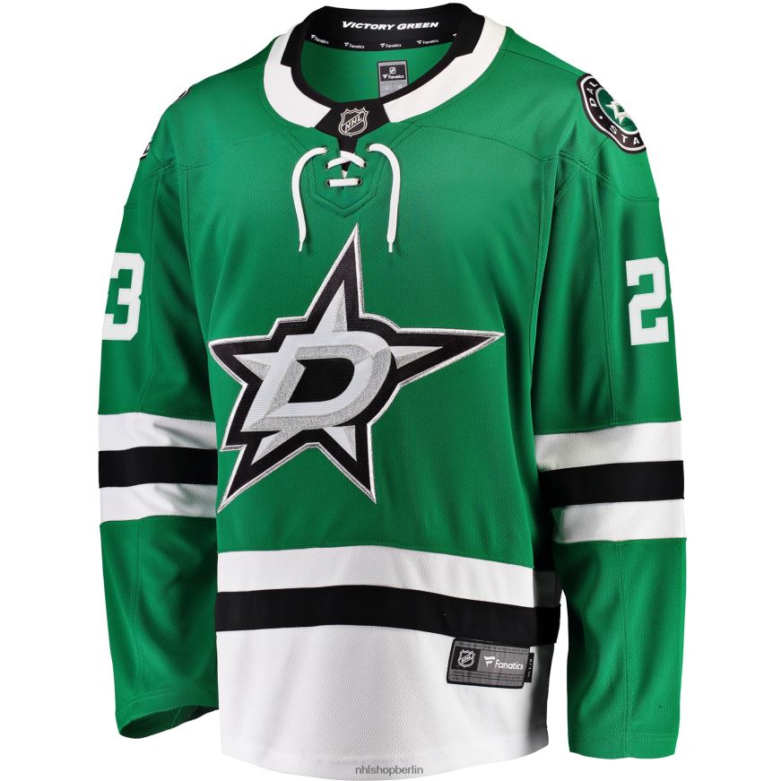 Männer NHL Dallas Stars Esa Lindell Fanatics Kelly Green Breakaway-Trikot mit der Marke Kleidung BF680T1747