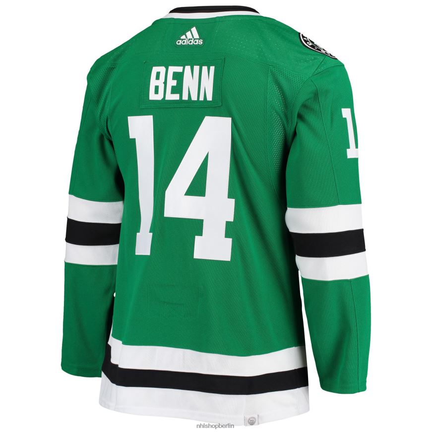 Männer NHL Dallas Stars Jamie Benn Adidas Kelly Green Home Captain Patch Primegreen Authentisches Pro-Spieler-Trikot Kleidung BF680T352