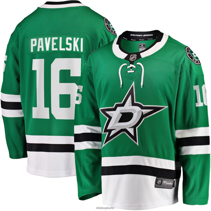 Männer NHL Dallas Stars Joe Pavelski Fanatics Branded Kelly Green Breakaway-Heimspielertrikot Kleidung BF680T1574