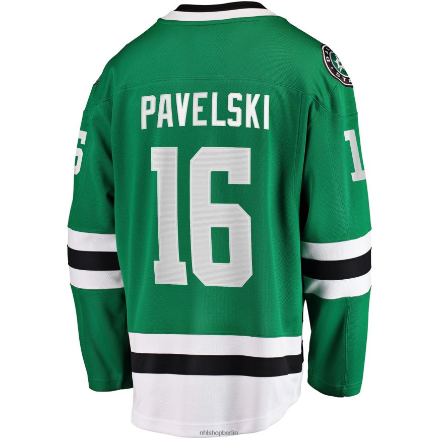 Männer NHL Dallas Stars Joe Pavelski Fanatics gebrandetes Kelly Green Home Premier Breakaway-Spielertrikot Kleidung BF680T115