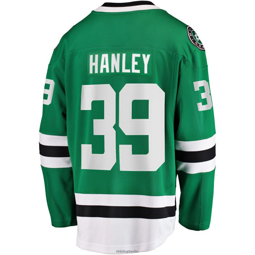 Männer NHL Dallas Stars Joel Hanley Fanatics gebrandetes Kelly Green Breakaway-Spielertrikot Kleidung BF680T2250