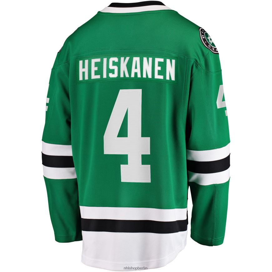 Männer NHL Dallas Stars Miro Heiskanen Fanatics Branded Kelly Green Teamfarbe Breakaway-Spielertrikot Kleidung BF680T1093