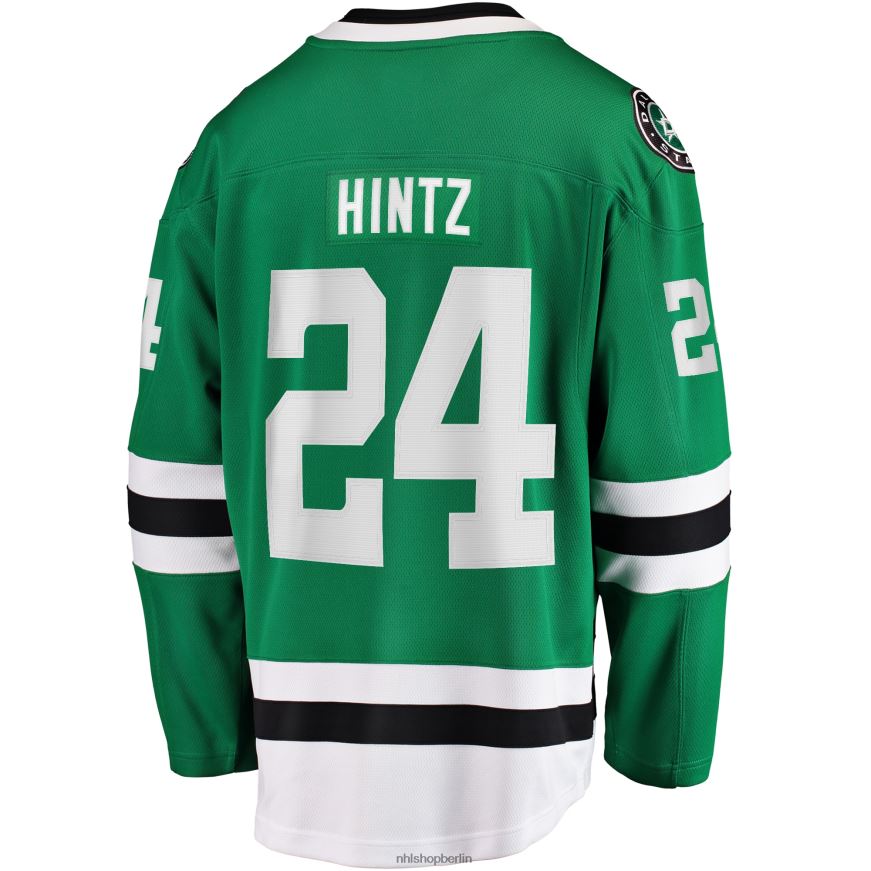 Männer NHL Dallas Stars Roope Hintz Fanatics Branded Kelly Green Home Breakaway-Spielertrikot Kleidung BF680T1655