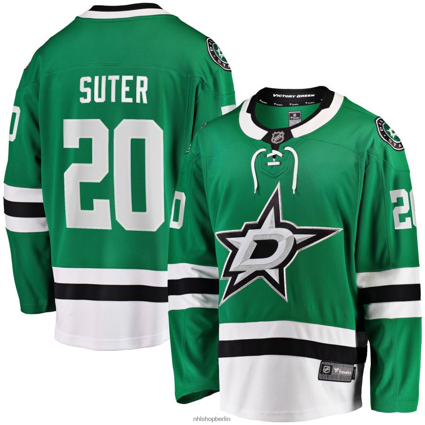 Männer NHL Dallas Stars Ryan Suter Fanatics Branded Kelly Green Breakaway-Spielertrikot Kleidung BF680T1886