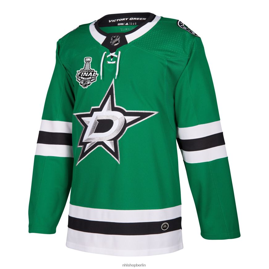 Männer NHL Dallas Stars adidas Kelly Green 2020 Stanley Cup Final Bound authentisches Patch-Trikot Kleidung BF680T1596