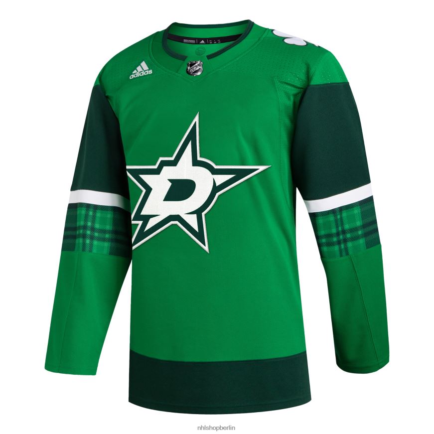 Männer NHL Dallas Stars adidas Kelly Green 2023 St Patrick\s Day Primegreen authentisches Trikot Kleidung BF680T691