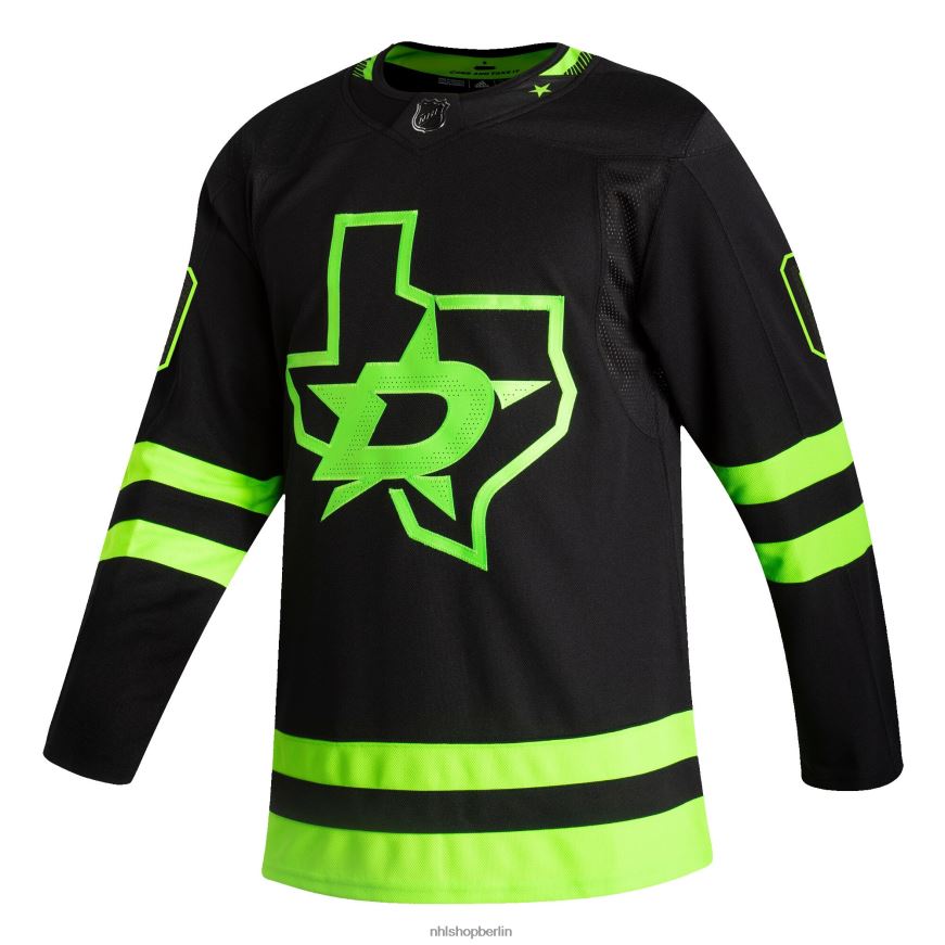 Männer NHL Dallas Stars adidas Schwarz 2020/21 Alternative – authentisches individuelles Trikot Kleidung BF680T277