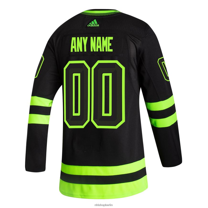 Männer NHL Dallas Stars adidas Schwarz 2020/21 Alternative – authentisches individuelles Trikot Kleidung BF680T277