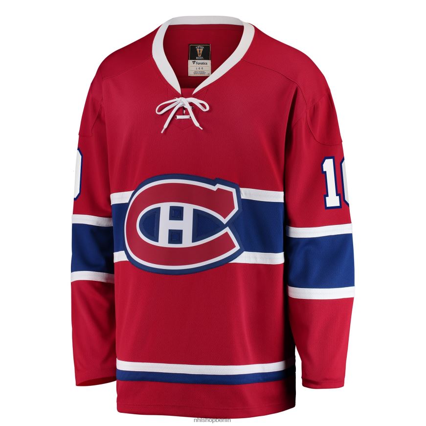 Männer NHL Das rote Premier Breakaway-Spielertrikot der Montreal Canadiens von Guy Lafleur Fanatics hat gebrandet Kleidung BF680T261