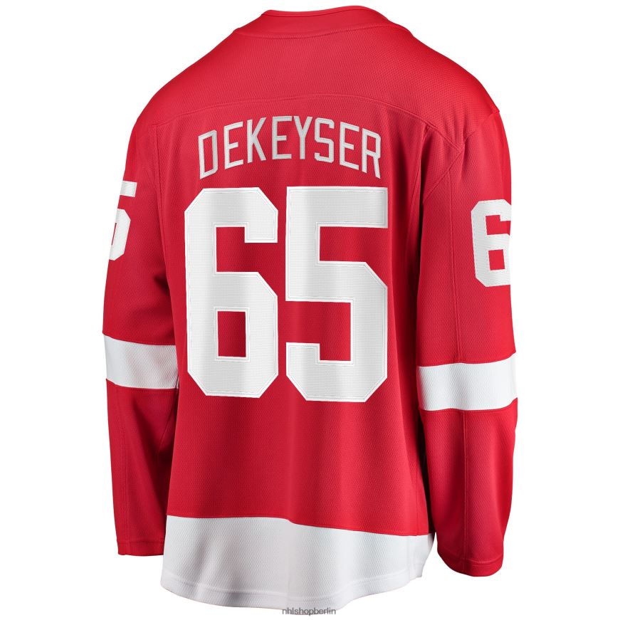 Männer NHL Detroit Red Wings Danny Dekeyser Fanatics-gebrandetes rotes Home-Breakaway-Spielertrikot Kleidung BF680T1842