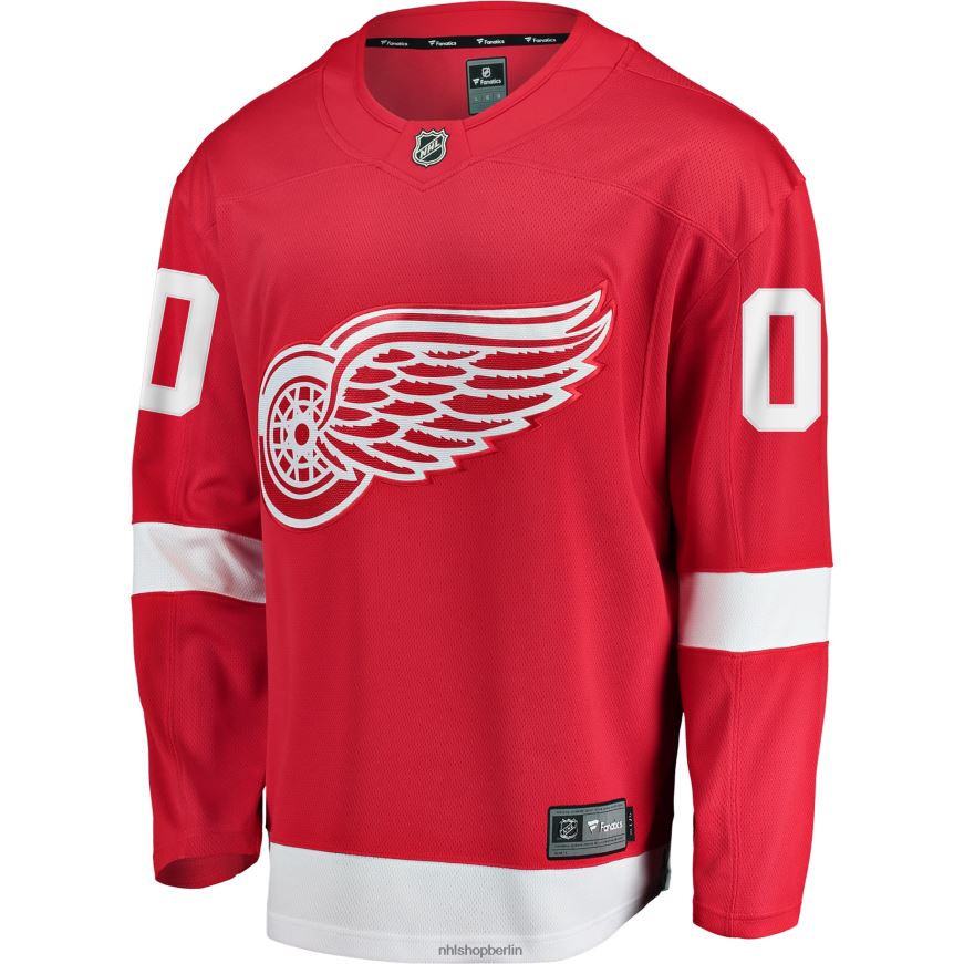 Männer NHL Detroit Red Wings Fanatics-gebrandetes rotes Home-Breakaway-Trikot nach Maß Kleidung BF680T166