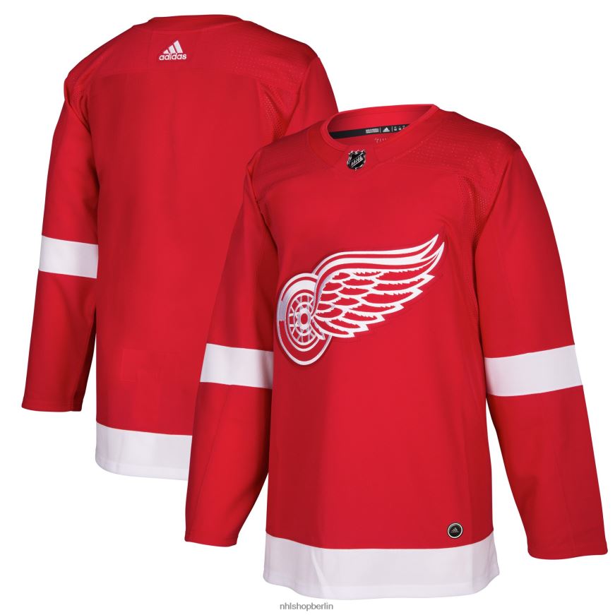 Männer NHL Detroit Red Wings adidas Red Home Authentic Blank Jersey Kleidung BF680T1494