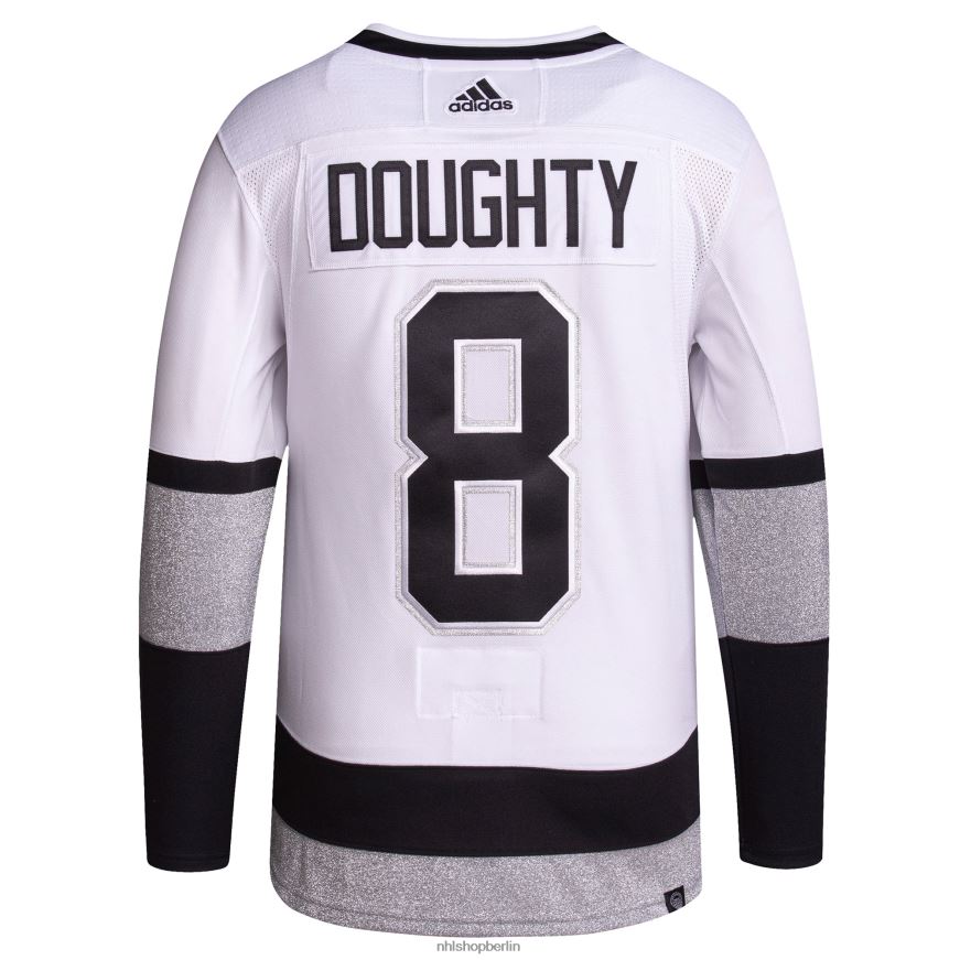 Männer NHL Die Los Angeles Kings zeichneten das authentische weiße adidas 2021/22 Alternative Primegreen-Profi-Spielertrikot aus Kleidung BF680T324