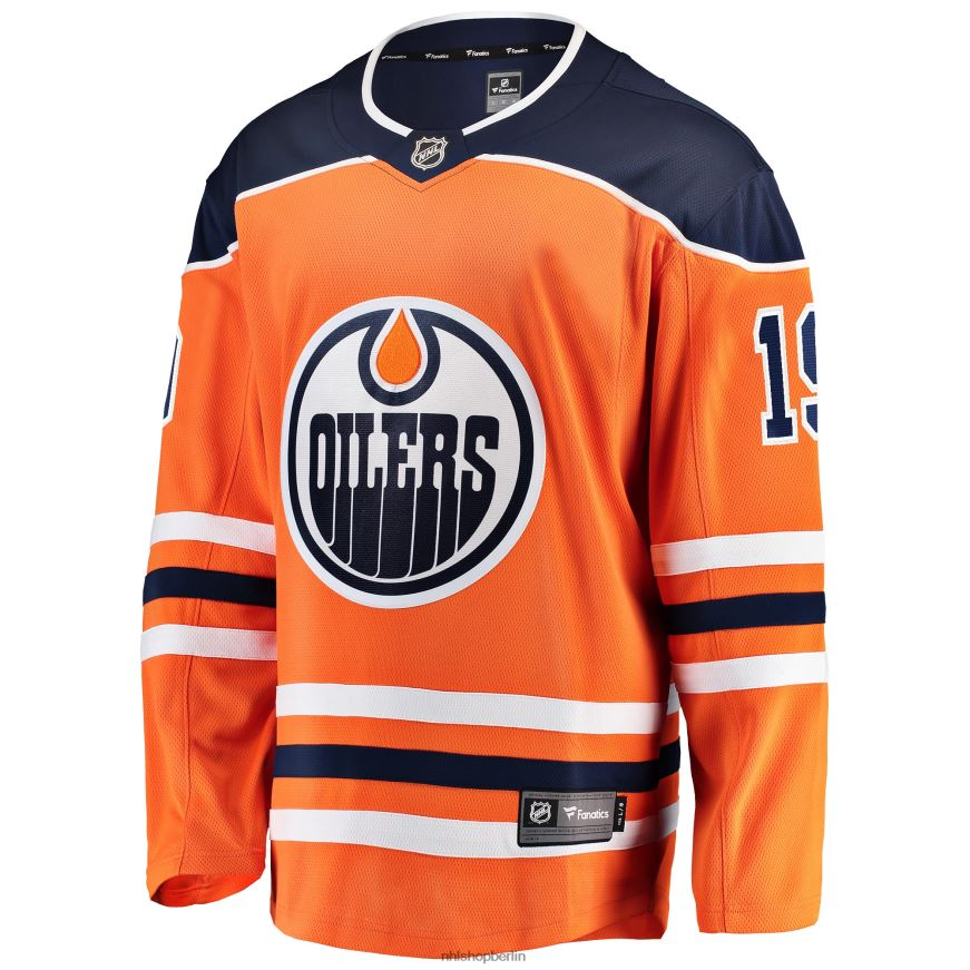 Männer NHL Edmonton Oilers Mikko Koskinen Fanatics-Spielertrikot in orangefarbener Breakaway-Teamfarbe Kleidung BF680T2027