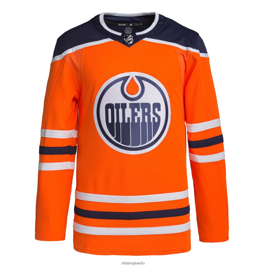 Männer NHL Edmonton Oilers adidas Orange Home Authentic Pro Trikot Kleidung BF680T1782