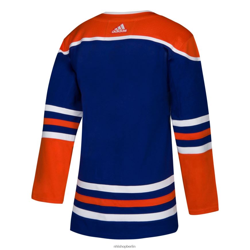 Männer NHL Edmonton Oilers adidas Royal Alternative authentisches Trikot Kleidung BF680T2395