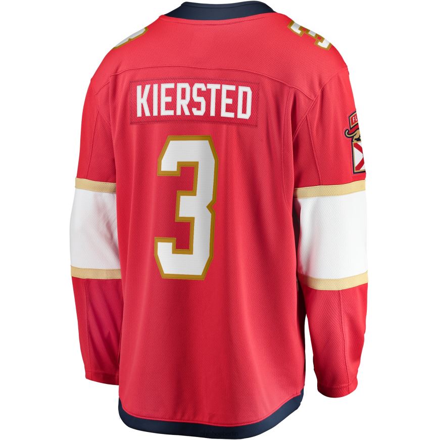 Männer NHL Florida Panthers Matt Kiersted Fanatics-gebrandetes rotes Heimmannschafts-Abtrünnigen-Spielertrikot Kleidung BF680T1827