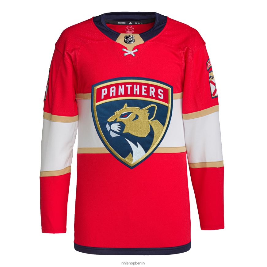 Männer NHL Florida Panthers adidas Red Home Primegreen authentisches Pro-Trikot Kleidung BF680T1065