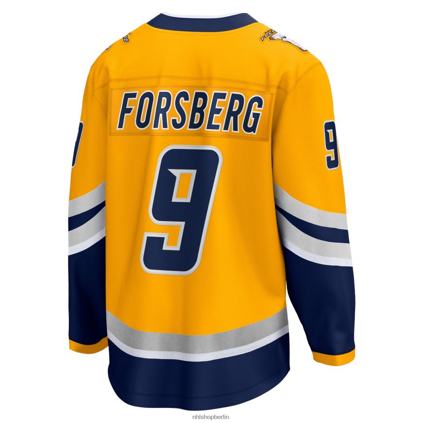 Männer NHL Gelbes Special Edition 20 Breakaway-Spielertrikot der Nashville Predators Filip Forsberg Fanatics Kleidung BF680T520