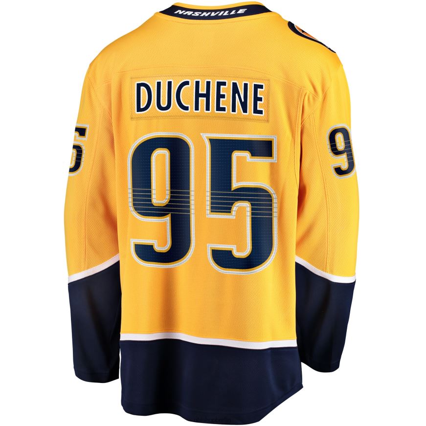 Männer NHL Goldfarbenes Breakaway-Spielertrikot der Nashville Predators Matt Duchene Fanatics mit Fanatics-Logo Kleidung BF680T2335