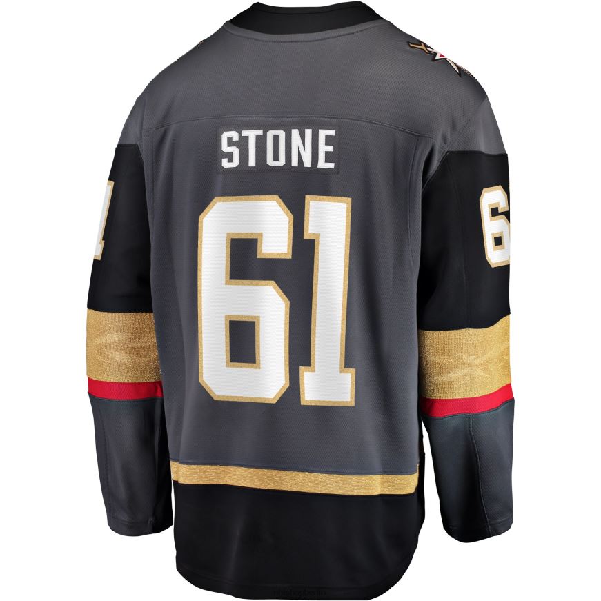 Männer NHL Graues alternatives Breakaway-Spielertrikot der Vegas Golden Knights mit Mark Stone Fanatics-Logo Kleidung BF680T1902