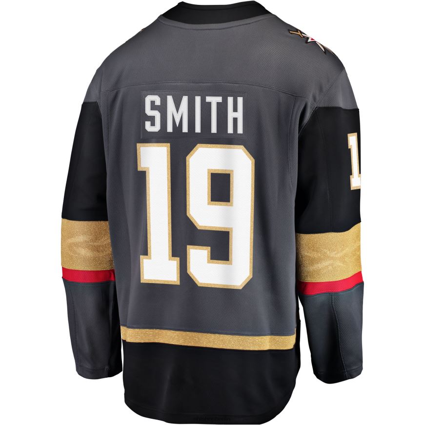 Männer NHL Graues alternatives Breakaway-Spielertrikot der Vegas Golden Knights von Reilly Smith Kleidung BF680T1068