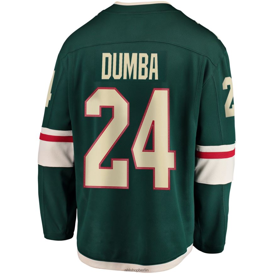 Männer NHL Grünes Breakaway-Trikot mit der Marke „Minnesota Wild Matt Dumba Fanatics“ Kleidung BF680T1425