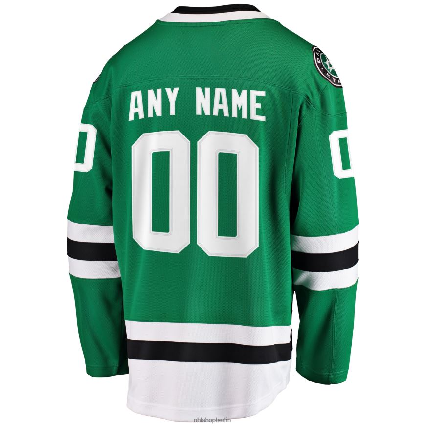 Männer NHL Grünes Heim-Breakaway-Trikot mit Dallas-Stars-Fanatiker-Logo Kleidung BF680T477