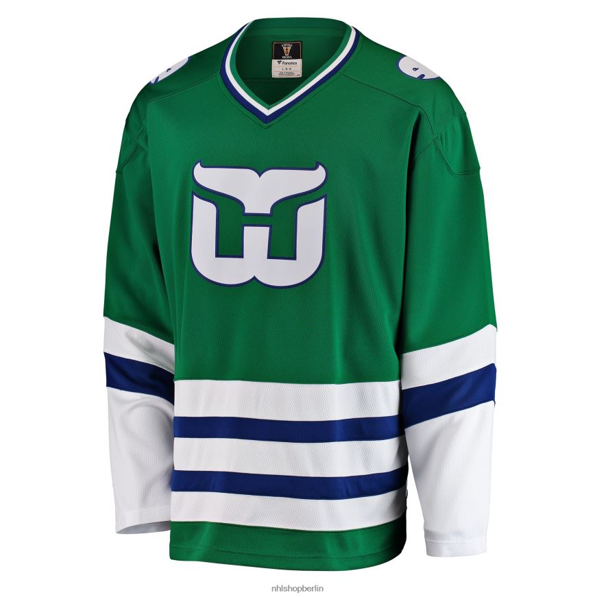 Männer NHL Grünes Premier Breakaway Heritage Blanko-Trikot der Hartford Whalers Fanatics Kleidung BF680T201