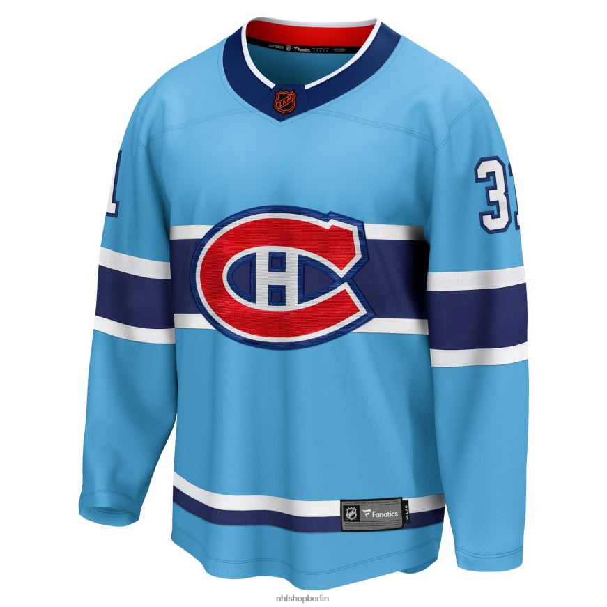 Männer NHL Hellblaues Special Edition 20 Breakaway-Spielertrikot der Montreal Canadiens Carey Price mit Fanatics-Logo Kleidung BF680T560