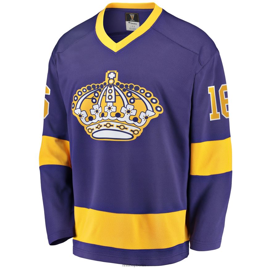 Männer NHL Lila Premier Breakaway-Spielertrikot der Los Angeles Kings mit Marcel Dionne Fanatics-Logo Kleidung BF680T264