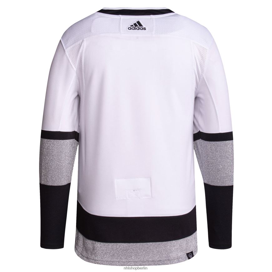 Männer NHL Los Angeles Kings Adidas Weißes 2021/22 Alternative Primegreen Authentisches Pro-Trikot Kleidung BF680T761