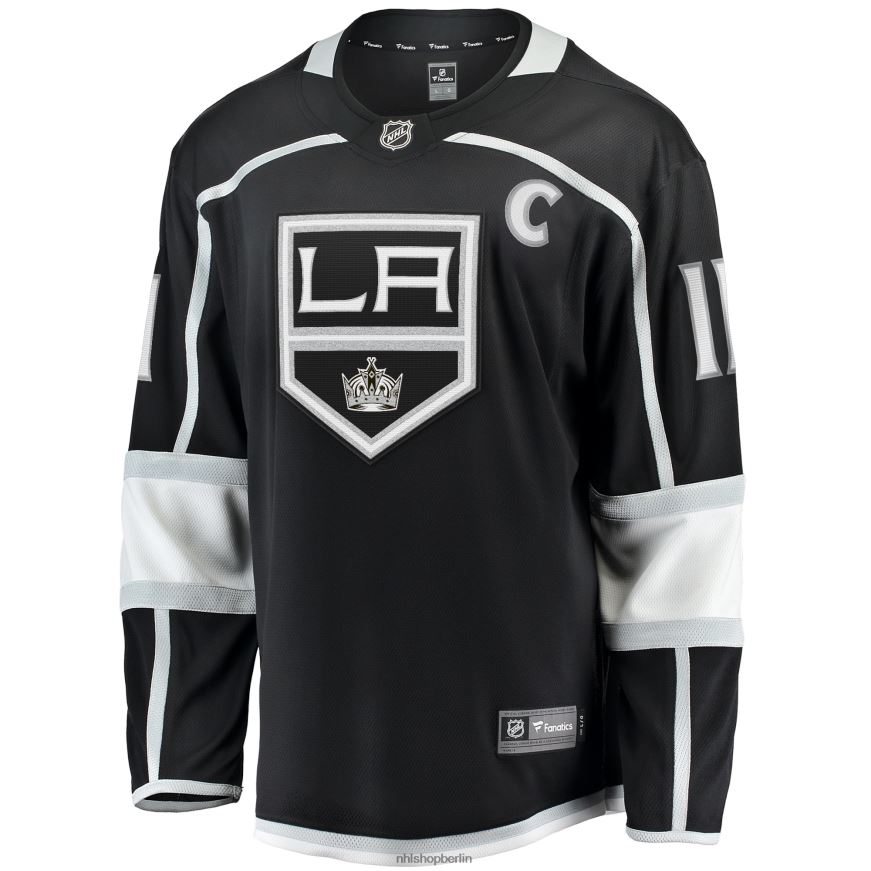 Männer NHL Los Angeles Kings Anze Kopitar Fanatics-gebrandetes schwarzes Home-Premier-Breakaway-Spielertrikot Kleidung BF680T21