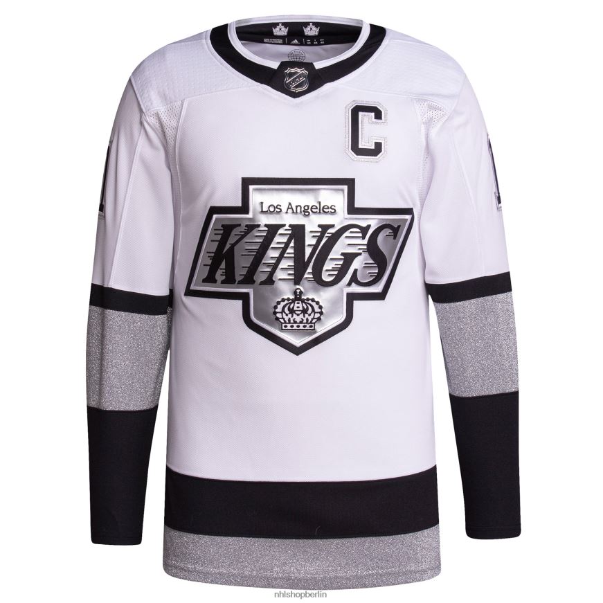 Männer NHL Los Angeles Kings Anze Kopitar adidas Weiß 2021/22 Alternative Primegreen authentisches Profispieler-Trikot Kleidung BF680T257