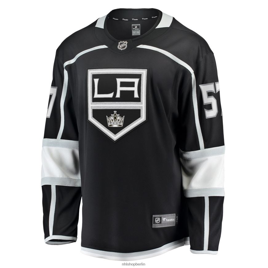 Männer NHL Los Angeles Kings Jacob Moverare Fanatics-gebrandetes schwarzes Home-Breakaway-Spielertrikot Kleidung BF680T2285