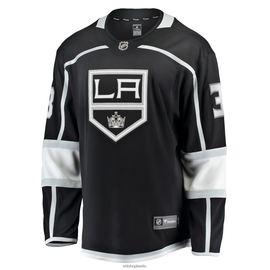 Männer NHL Los Angeles Kings Matt Roy Fanatics-gebrandetes schwarzes Heim-Ausreißer-Spielertrikot Kleidung BF680T1858