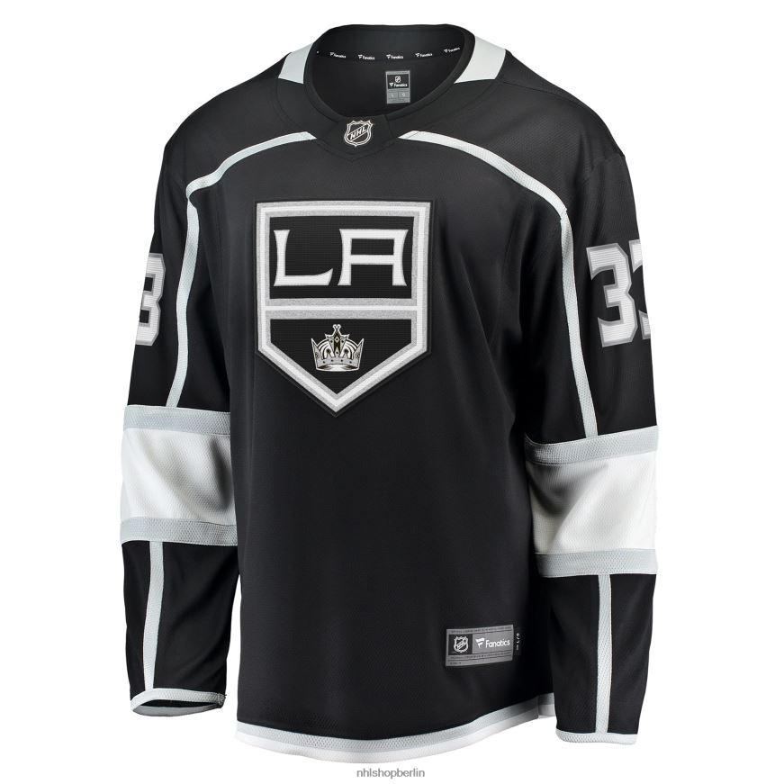 Männer NHL Los Angeles Kings Viktor Arvidsson Fanatics-gebrandetes schwarzes Heim-Ausreißer-Spielertrikot Kleidung BF680T1300