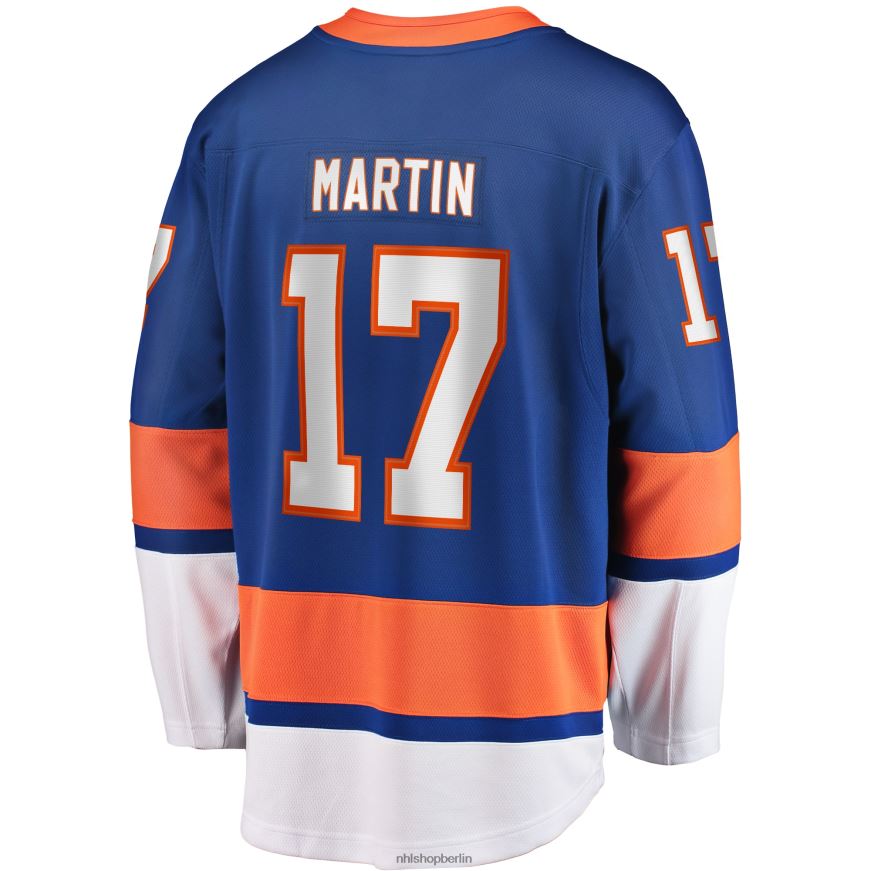 Männer NHL Matt Martin New York Islanders Fanatics-Heimtrikot für Breakaway-Spieler – Royal Kleidung BF680T813