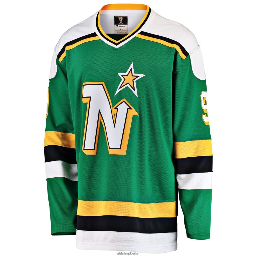 Männer NHL Minnesota North Stars Mike Modano Fanatics gebrandetes grünes Premier Breakaway-Spielertrikot im Ruhestand Kleidung BF680T307