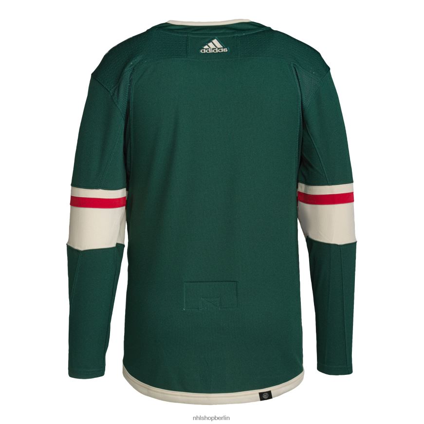 Männer NHL Minnesota Wild Adidas Green Home Primegreen authentisches Pro-Trikot Kleidung BF680T804