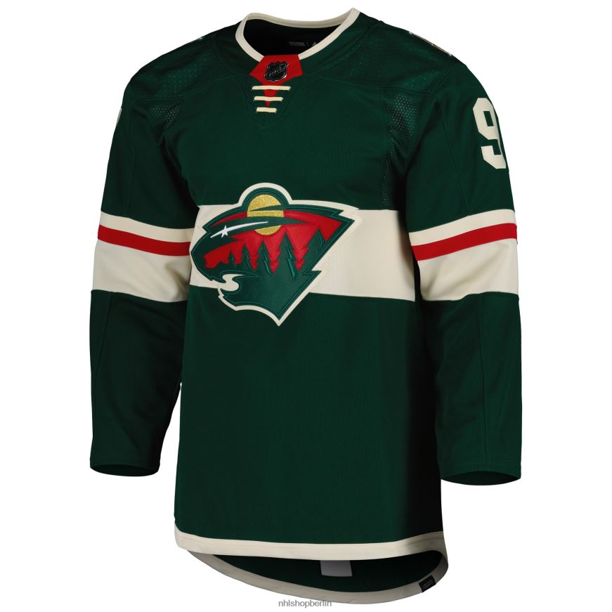 Männer NHL Minnesota Wild Kirill Kaprizov adidas grünes Primegreen authentisches Profi-Heimspielertrikot Kleidung BF680T54